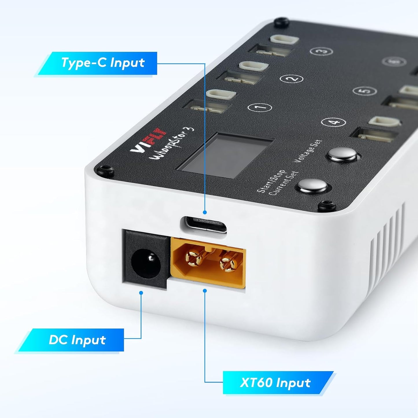 6xPort 1S Battery Charger & Discharger - WhoopStor V3